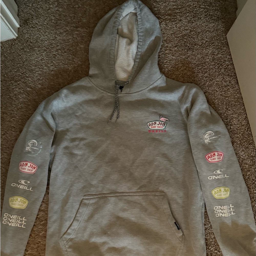 O'Neill Gray Quarter-Zip Sweater Comfortable Casual Wear